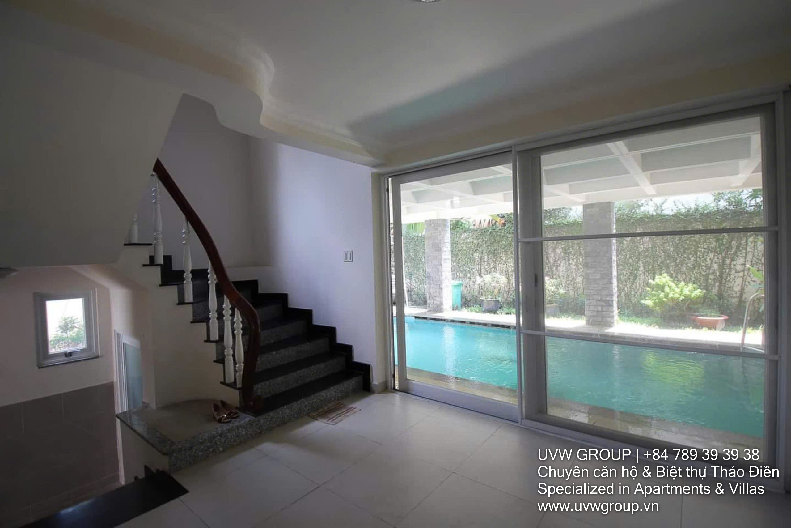 Biệt thự chưa nội thất cho thuê tại Thảo Điền | 4PN | 460m² | $4,000 image 8