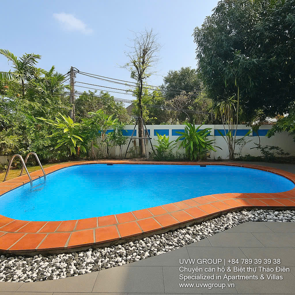 Tropical 5BR Villa for Short-Term Rent in Thao Dien | Pool | Karaoke | Resort Living 1