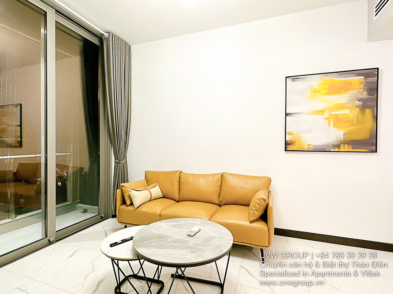 Căn hộ 1PN cho thuê | 60m² | Tầng cao | Nội thất sang trọng | $1,280 image 6