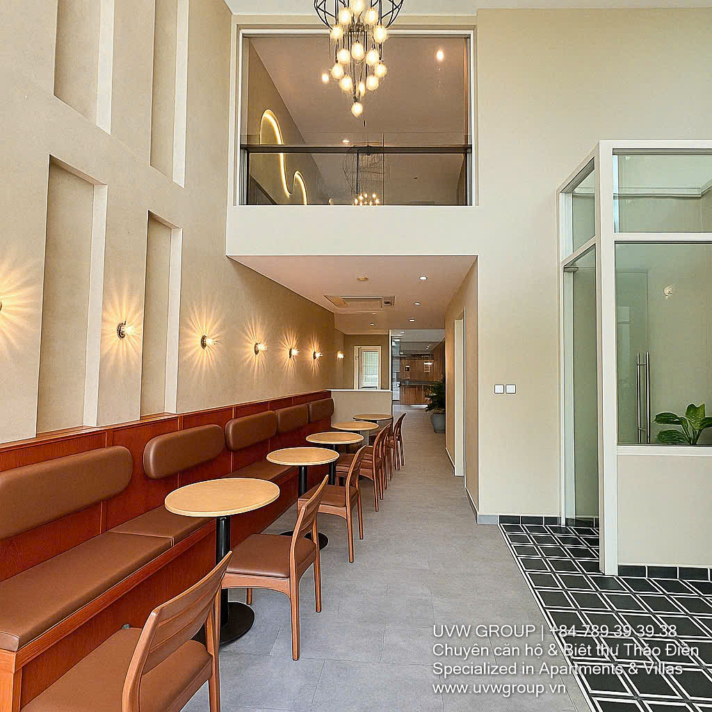 Cho thuê mặt bằng F&B đầy đủ tiện nghi tại Thảo Điền | Vị trí quán cà phê | Gần BIS image 4