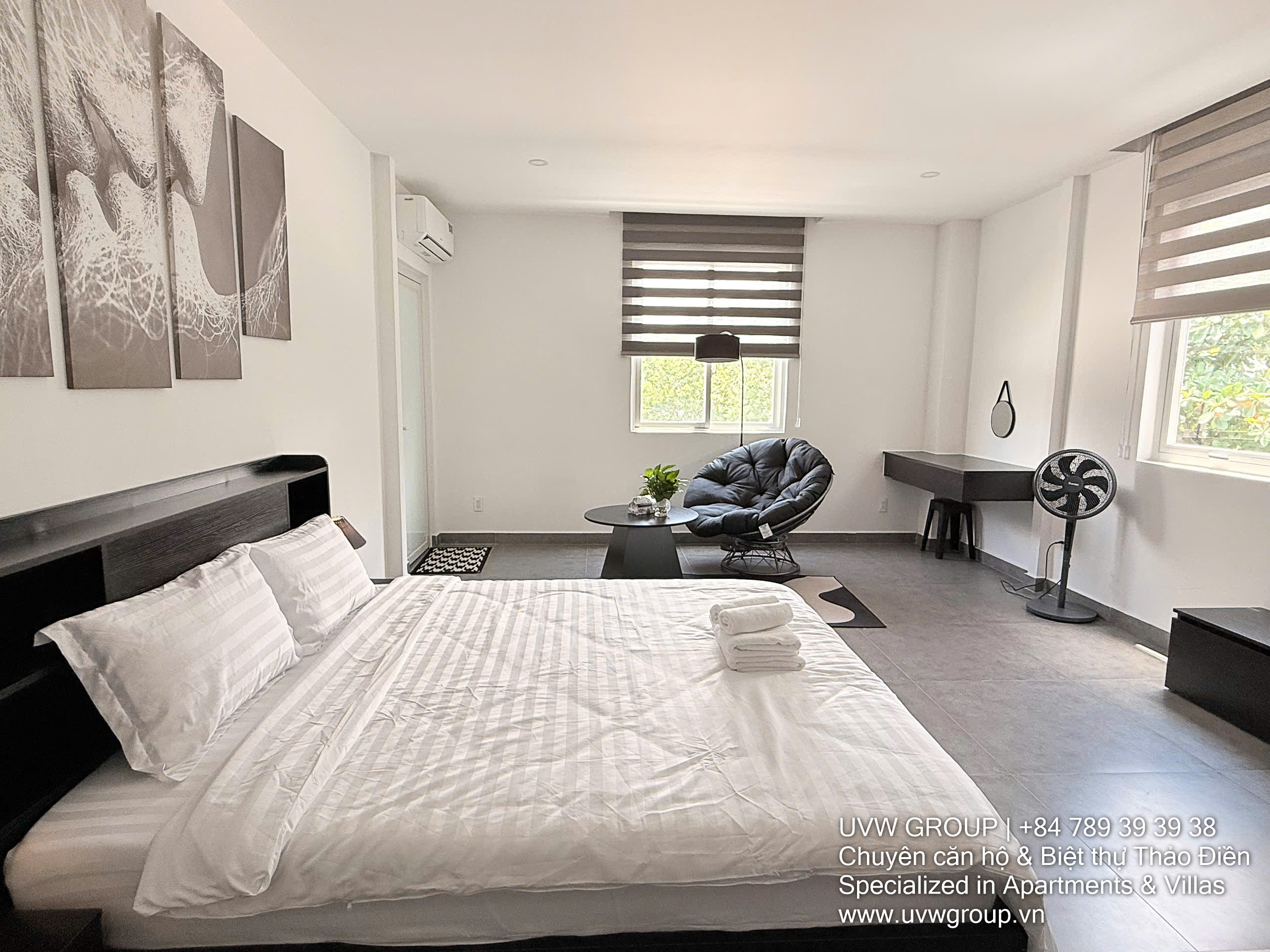 Brand-new 5-bedroom villa for rent with private elevator in An Khanh – Tran Nao, District 2