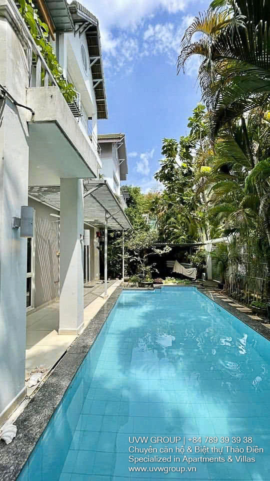Villa for Rent in Thao Dien Compound | 4BR | Pool & Garden | $3,850 Including Tax 15