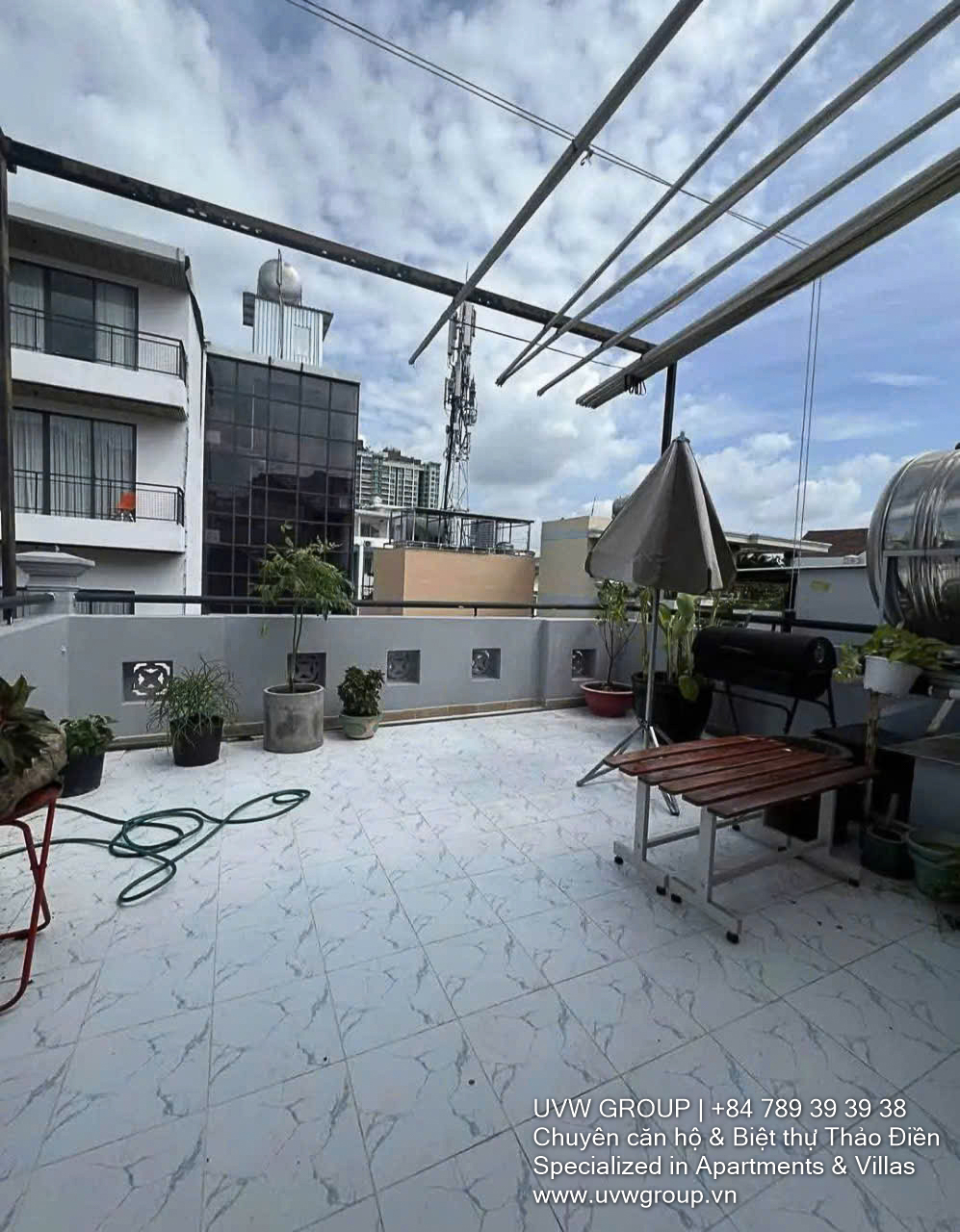House for Rent in Thao Dien | 3BR + Office | 55m² | $1,200 11